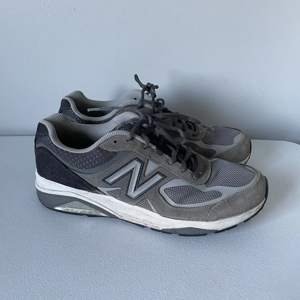 New Balance 1540v3 Running Walking Athletic Shoes Sneakers Gray USA Men's 8.5